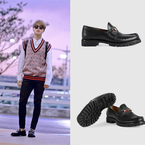 구찌 웹 홀스빗 로퍼 (지민 착용)