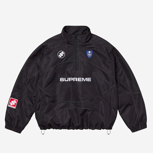 슈프림 리플렉티브 파이핑 풀오버 자켓 블랙