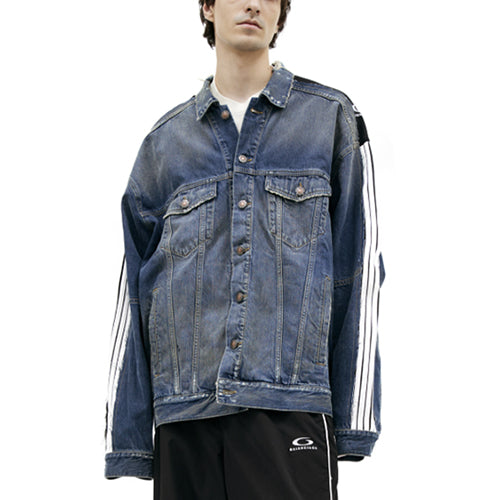 발렌시아가 스트라이프 데님 자켓