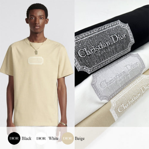 (국내배송, 당일출고) 디올 콘트라스트 자수 반팔 티셔츠 ~3Color~