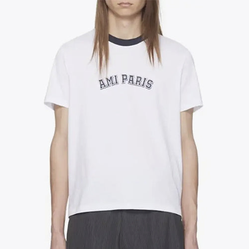 (국내배송) 아미 파리스 스펠 로고 반팔 티셔츠 ~2Color~