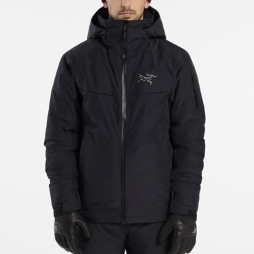 아크테릭스 마카이 후드 다운 패딩재킷 블랙