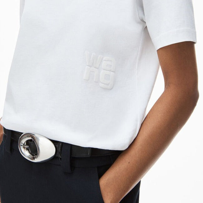 (국내배송, 당일출고) 알렉산더왕 WANG 로고 반팔 티셔츠 ~2Color~