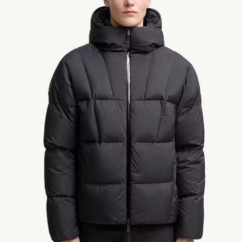 몽클레어 후사인 후드 숏 다운 재킷