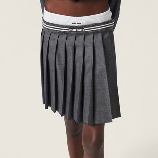(국내배송, 당일출고) 미우미우 테니스 스커트