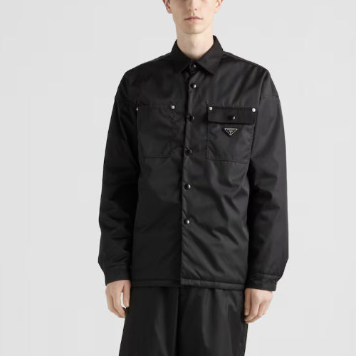 프라다 리나일론 자켓 블랙