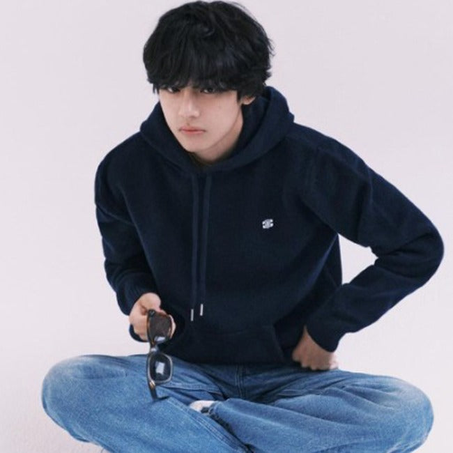 (국내배송) 셀린느 코튼 캐시미어 트리옹프 루즈 후드티 (뷔 박보검 착용)