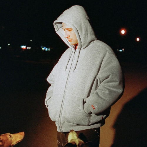 노스페이스 x 슈프림 콜라보 다운 집업 후드 - Color 3