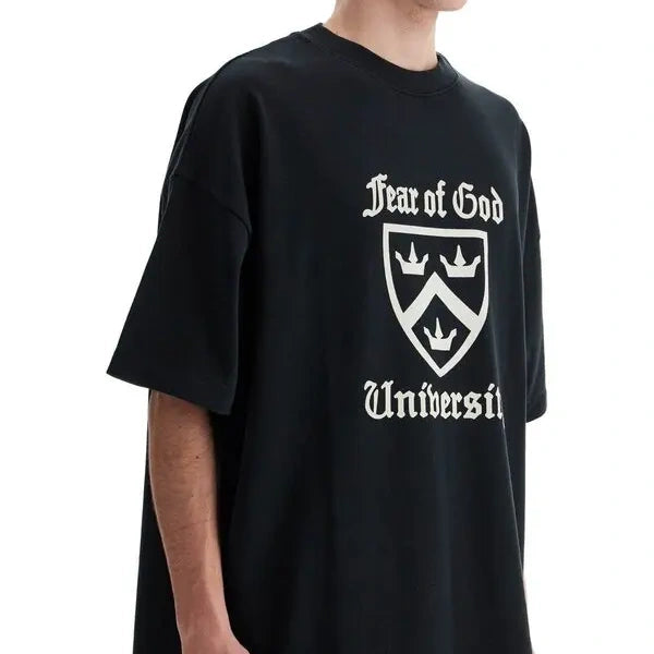 (국내배송) 피어 오브 갓 쉴드 유니버시티 오버핏 반팔 티셔츠 ~2Color~