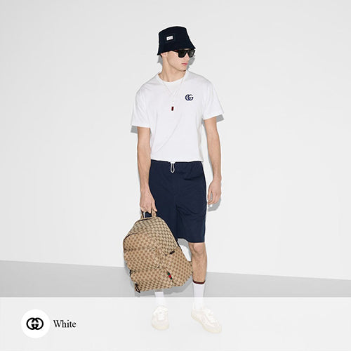 (국내배송, 당일출고) 구찌 더블G 자수 티셔츠 화이트