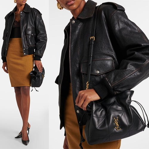 세인트로랑(생로랑) 제이미 파우치 숄더백 블랙