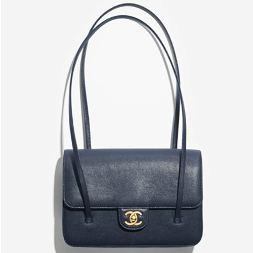 샤넬 스몰 플랩 숄더백 네이비