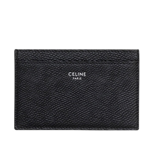 (국내배송) 셀린느 옴므풀그레인 카드 홀더 블랙