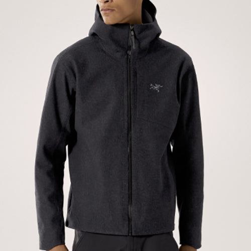 아크테릭스 소이어 울 후디 블랙