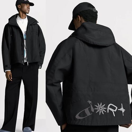 디올 x 루이스 해밀턴 바람막이 자켓 블랙