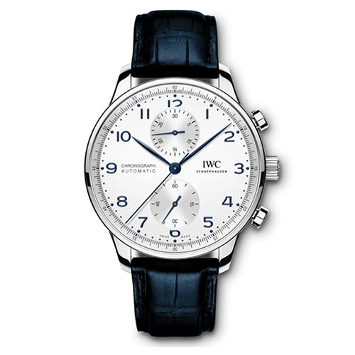 IWC 아이더블유씨 포르투기즈 IW371480 크로노그래프 화이트/실버