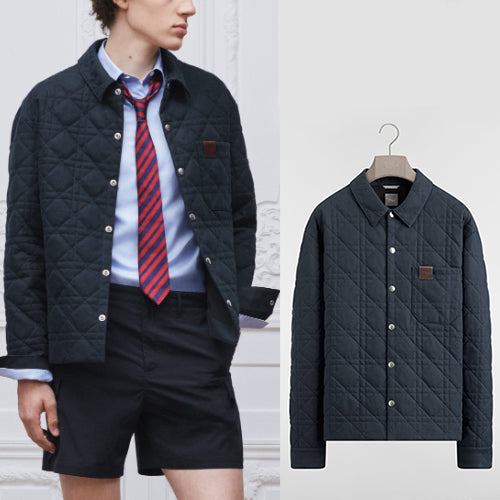 디올 MKII 데님 자켓 네이비 블루